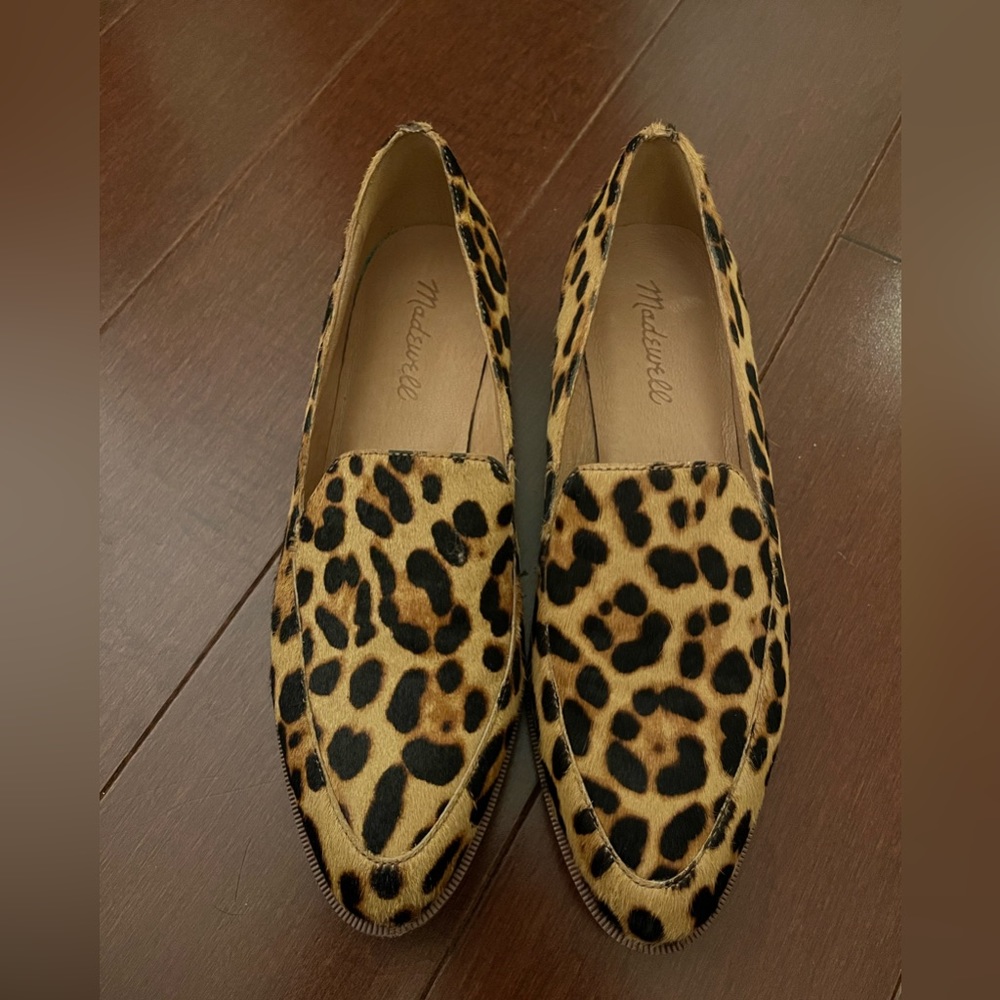 Madewell Frances Loafer in Leopard Calf Hair - Size 7 - new